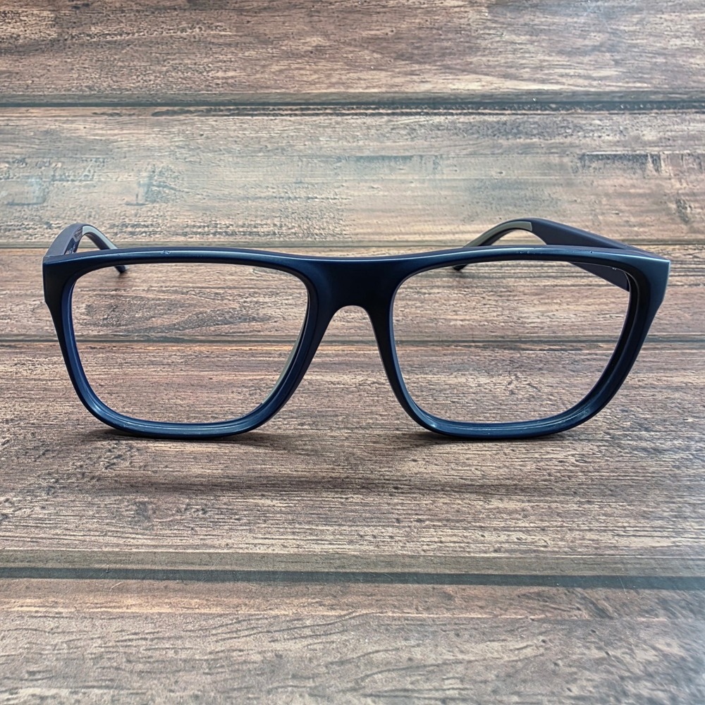 Ferrari FZ 6002U 510/3R Navy Blue Grey Square Eyeglass Frames 59-18-145